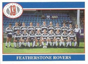 1991 Merlin Rugby League #3 Featherstone Team Photo Front